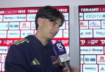 Teramo, Cingolani: “Contento per non aver subito gol”