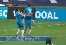 Pineto – Reggiana sospesa (sul 2-0)